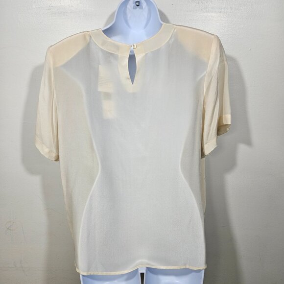 Anna and Frank - VTG - NWT - Silk Blouse Size M Ivory (141-25) Rare Find - Picture 2 of 6